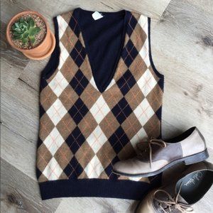 J.Crew Deep-V Neck Sweater Vest